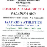 volantinio iaaf kid's athletics 2014