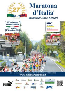 volantino maratona d'italia 2014