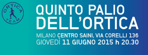 volantino ufficiale con regolamento Palio dell'ortica 2015 a Milano