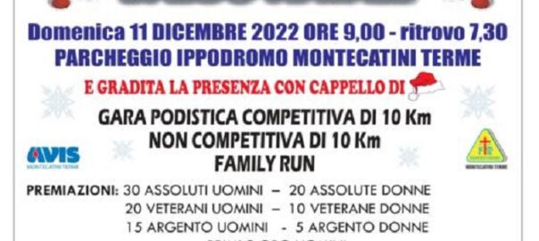 Corsa di Babbo Natale 2022 Montecatini